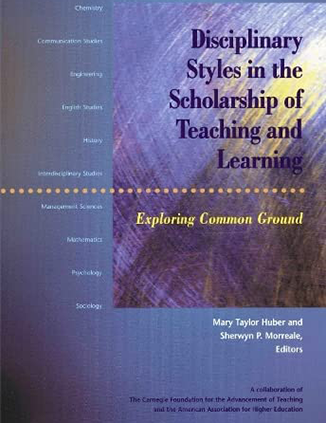 Book cover Disciplinary styles in the scholarship of teaching and learning : exploring common ground  