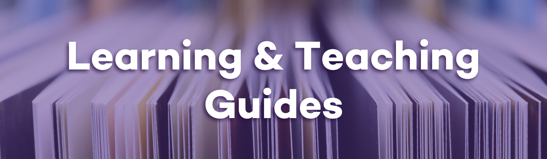 Learning & Teaching Guides