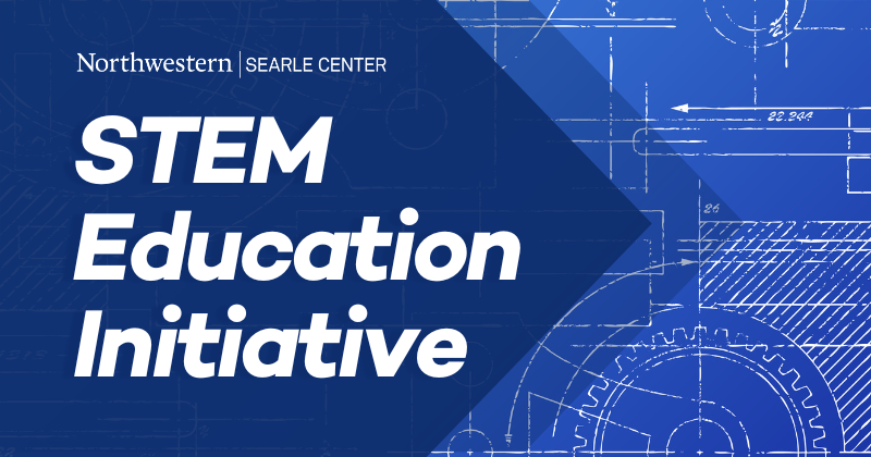 STEM Education Initiative on a blue background